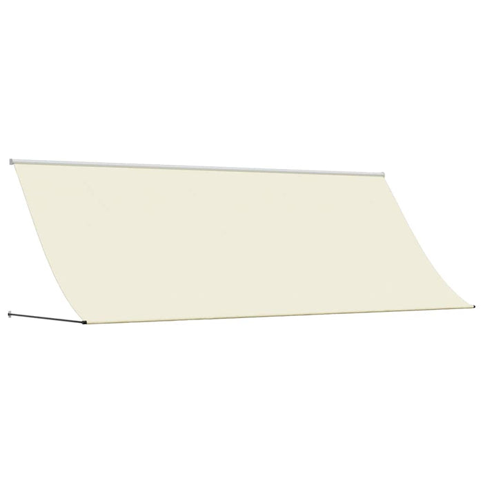 Copertină retractabilă, crem, 400x150 cm, țesătură și oțel - WALTI WALTI