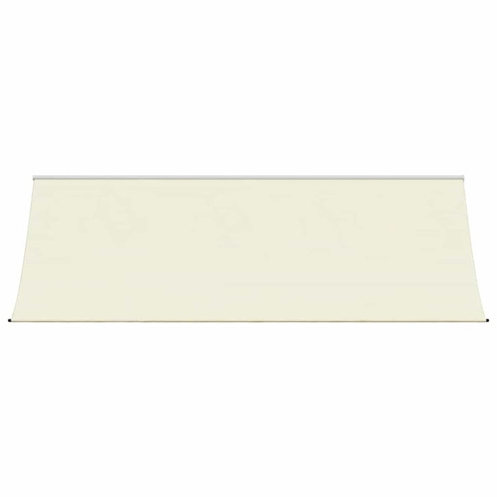 Copertină retractabilă, crem, 400x150 cm, țesătură și oțel - WALTI WALTI