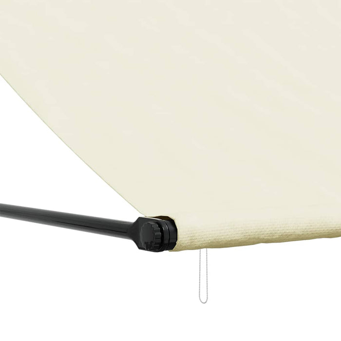 Copertină retractabilă, crem, 400x150 cm, țesătură și oțel - WALTI WALTI