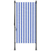 Jaluzea rulou de exterior albastru/alb 100x270 cm țesătură/oțel - WALTI WALTI