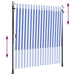 Jaluzea rulou de exterior albastru/alb 150x270 cm țesătură/oțel - WALTI WALTI