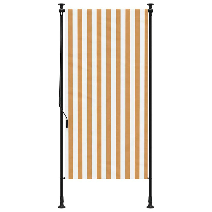 Jaluzea rulou de exterior portocaliu/alb 100x270 cm textil/oțel - WALTI WALTI