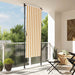 Jaluzea rulou de exterior portocaliu/alb 100x270 cm textil/oțel - WALTI WALTI