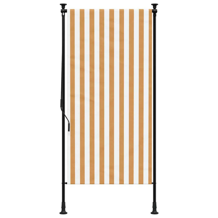 Jaluzea rulou de exterior portocaliu/alb 120x270 cm textil/oțel - WALTI WALTI