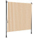 Jaluzea rulou de exterior portocaliu/alb 200x270 cm textil/oțel - WALTI WALTI
