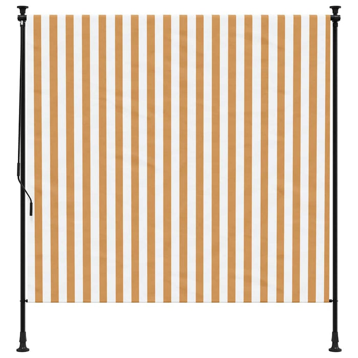 Jaluzea rulou de exterior portocaliu/alb 200x270 cm textil/oțel - WALTI WALTI