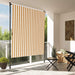 Jaluzea rulou de exterior portocaliu/alb 200x270 cm textil/oțel - WALTI WALTI