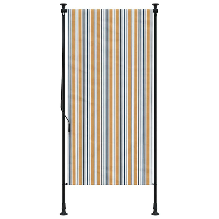 Jaluzea rulou de exterior galben/alb 100x270 cm țesătură/oțel - WALTI WALTI