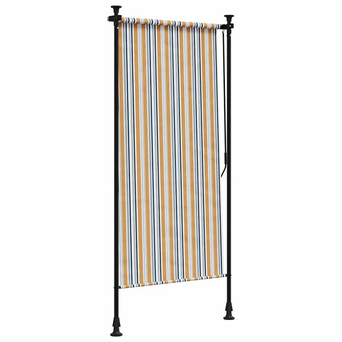 Jaluzea rulou de exterior galben/alb 100x270 cm țesătură/oțel - WALTI WALTI