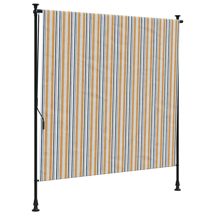 Jaluzea rulou de exterior galben/alb 200x270 cm țesătură/oțel - WALTI WALTI