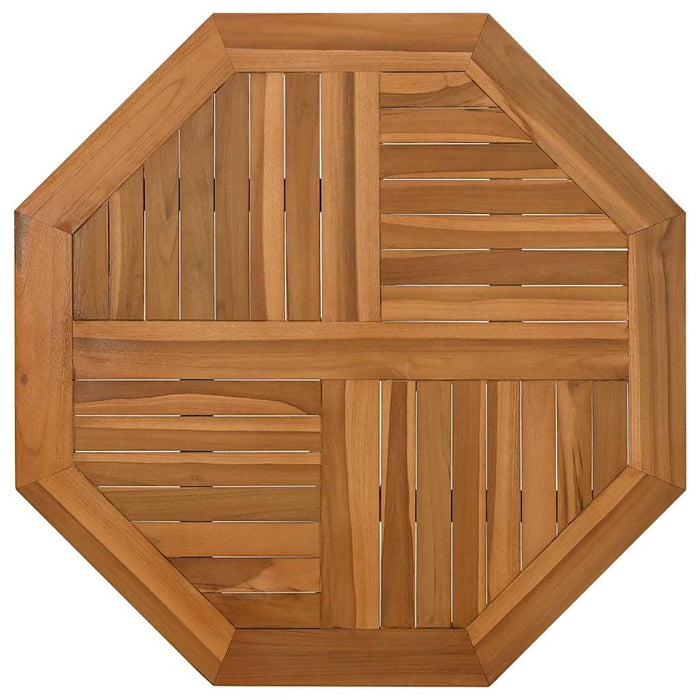 Blat de masă, 60x60x2,5 cm, octogonal, lemn masiv de tec - WALTI WALTI