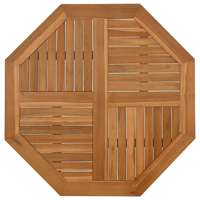 Blat de masă, 90x90x2,5 cm, octogonal, lemn masiv de tec - WALTI WALTI