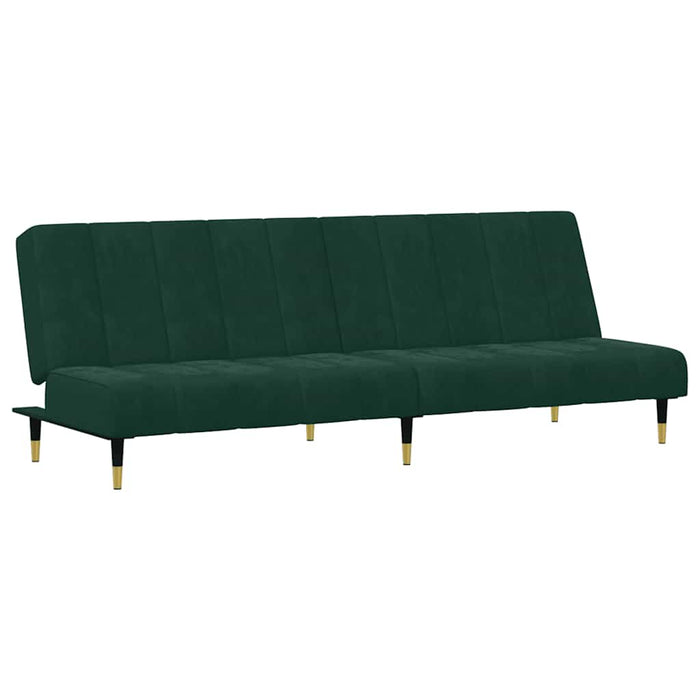 Set canapele, 2 piese, verde închis, catifea WALTI