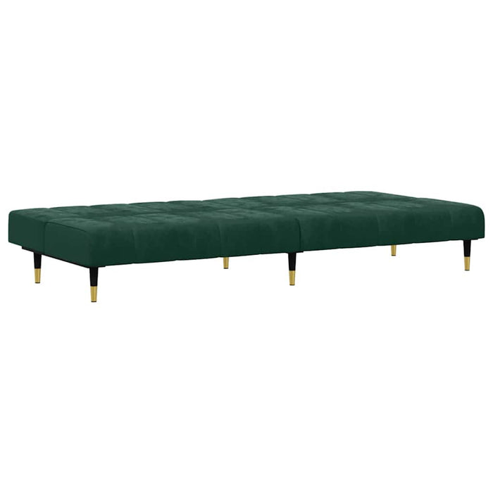 Set canapele, 2 piese, verde închis, catifea WALTI
