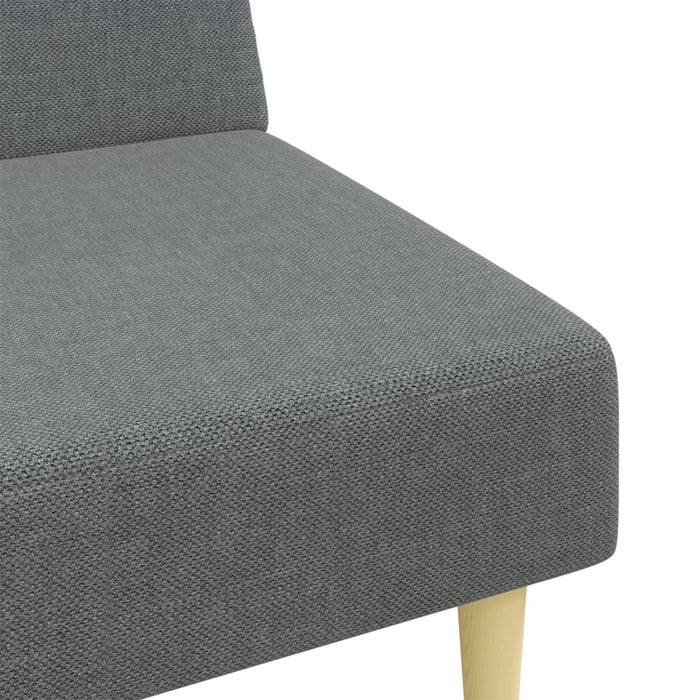 Set de canapele, 2 piese, gri închis, material textil WALTI
