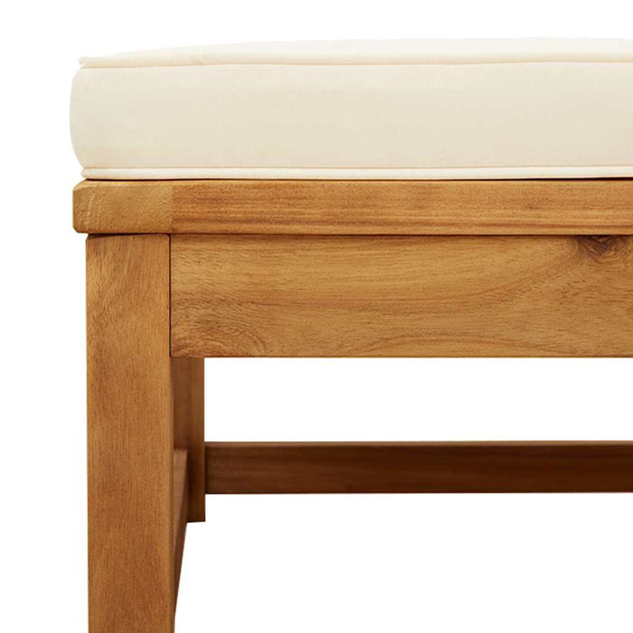Set mobilier de grădină cu perne, 3 piese, lemn masiv acacia - WALTI WALTI