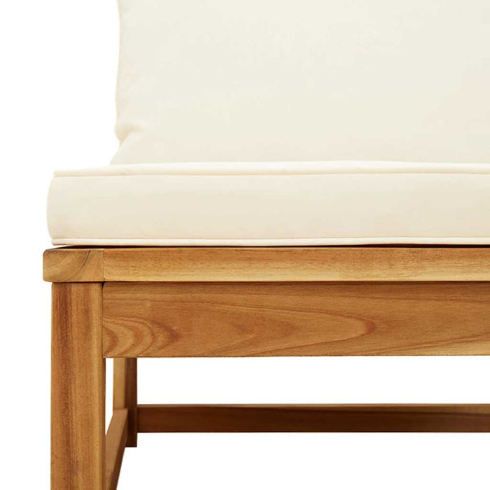 Set mobilier grădină cu perne, 6 piese, lemn masiv acacia WALTI