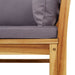 Set mobilier de grădină cu perne, 5 buc., lemn masiv acacia - WALTI WALTI