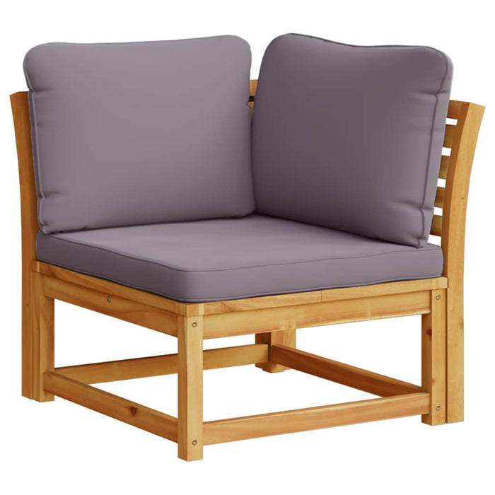 Set mobilier grădină cu perne, 6 piese, lemn masiv acacia WALTI