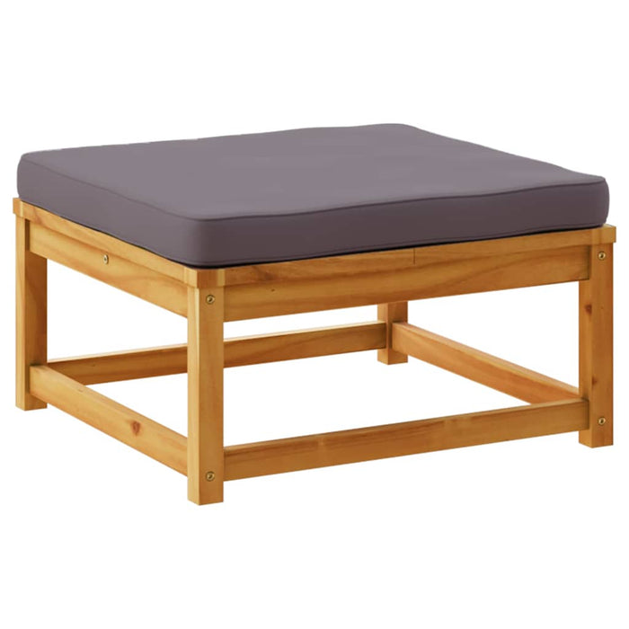 Set mobilier grădină cu perne, 11 piese, lemn masiv acacia WALTI