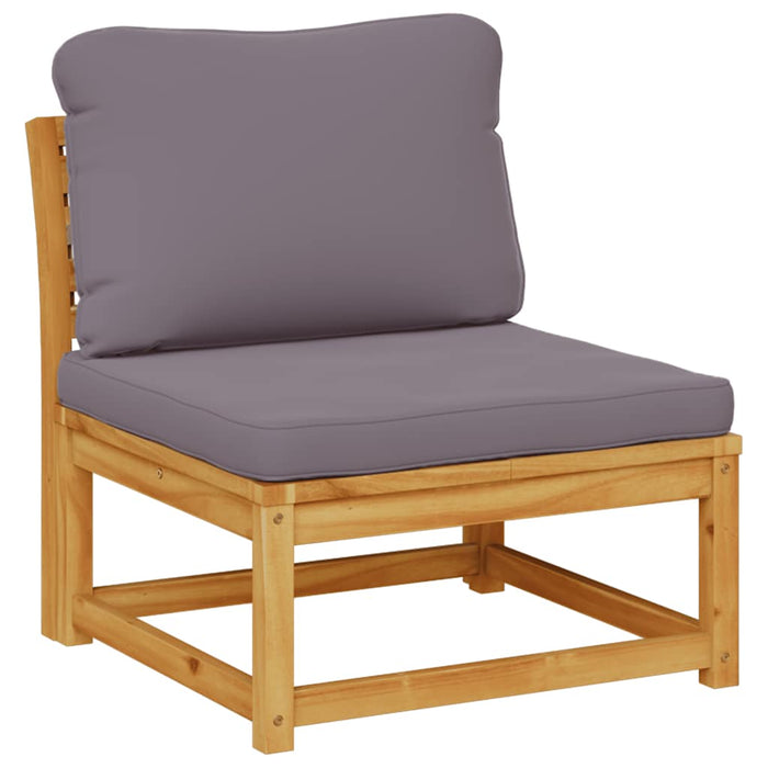 Set mobilier grădină cu perne, 6 piese, lemn masiv acacia WALTI