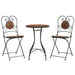 Set de bistro cu mozaic, cărămiziu, fier și ceramică - WALTI WALTI