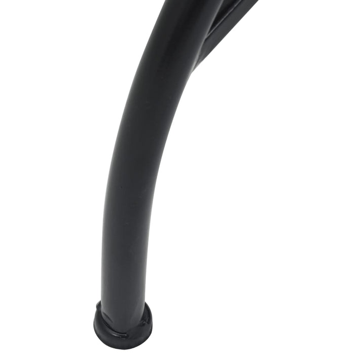 Masă de bistro cu mozaic, albastru și alb, fier și ceramică - WALTI WALTI