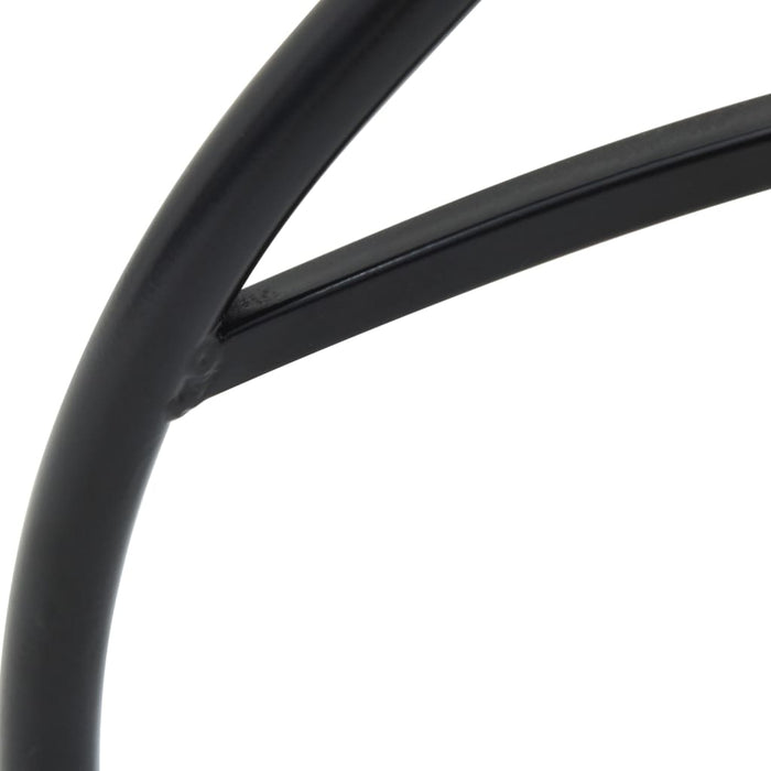 Masă de bistro cu mozaic, negru și alb, fier și ceramică - WALTI WALTI