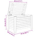 Cutie de depozitare cu capac "RANA" 80x49x54 cm, lemn masiv pin - WALTI WALTI
