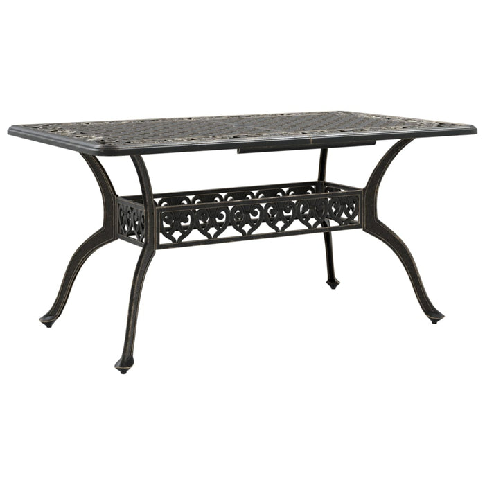 Set mobilier de grădină, 5 piese, bronz, aluminiu turnat WALTI