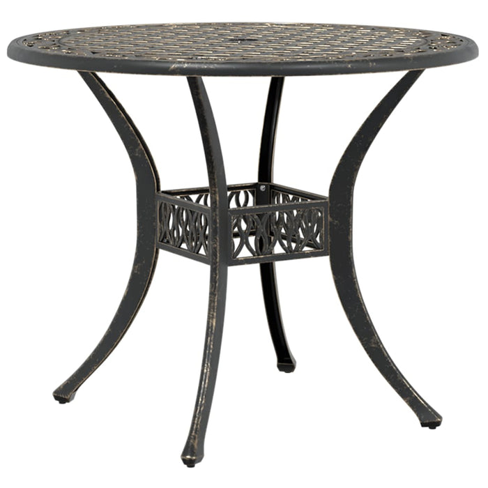 Set mobilier bistro, 3 piese, bronz, aluminiu turnat - WALTI WALTI