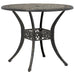 Set mobilier bistro, 3 piese, bronz, aluminiu turnat - WALTI WALTI