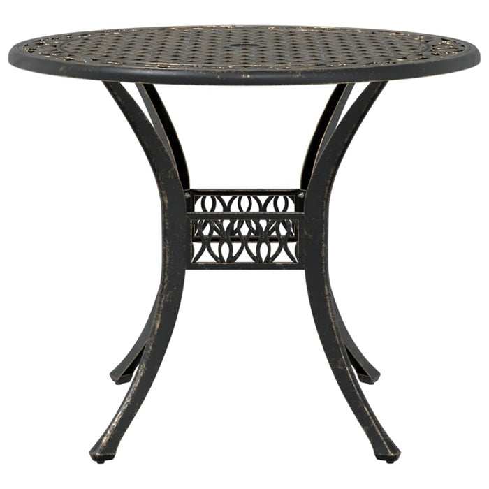 Set mobilier bistro, 3 piese, bronz, aluminiu turnat - WALTI WALTI