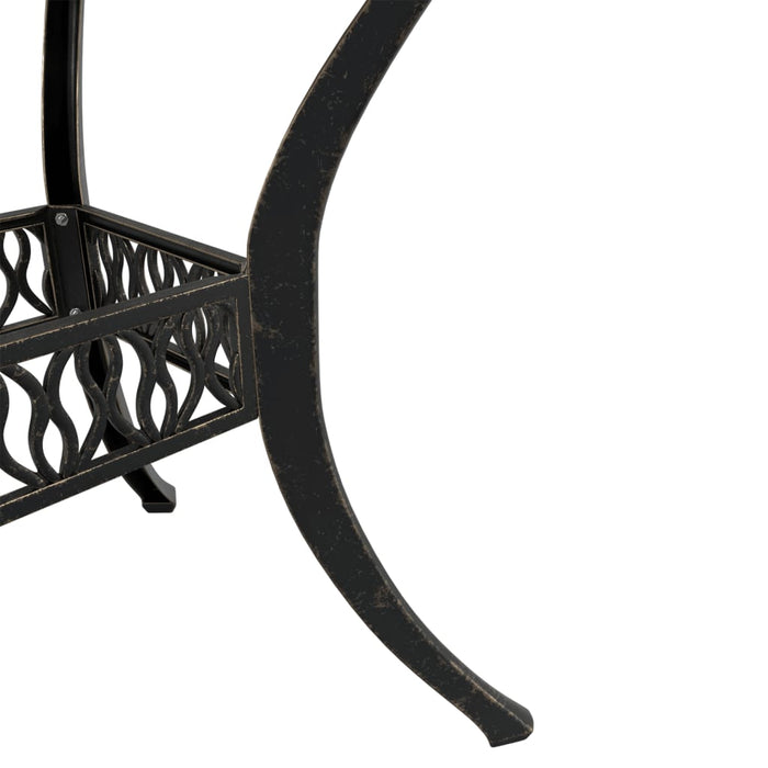 Set mobilier bistro, 3 piese, bronz, aluminiu turnat - WALTI WALTI