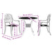 Set mobilier bistro, 3 piese, bronz, aluminiu turnat - WALTI WALTI