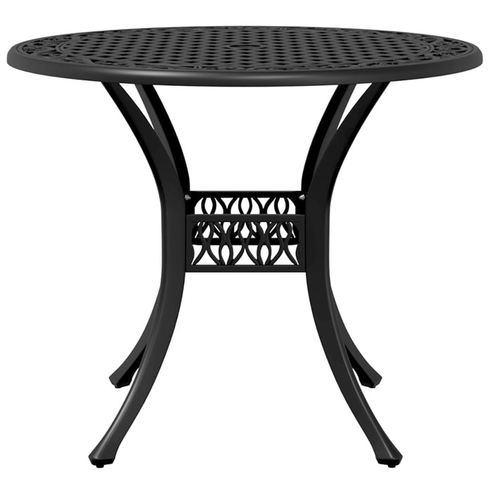 Set mobilier de grădină, 5 piese, negru, aluminiu turnat - WALTI WALTI