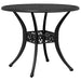Set mobilier bistro, 3 piese, negru, aluminiu turnat - WALTI WALTI