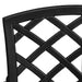 Set mobilier bistro, 3 piese, negru, aluminiu turnat - WALTI WALTI