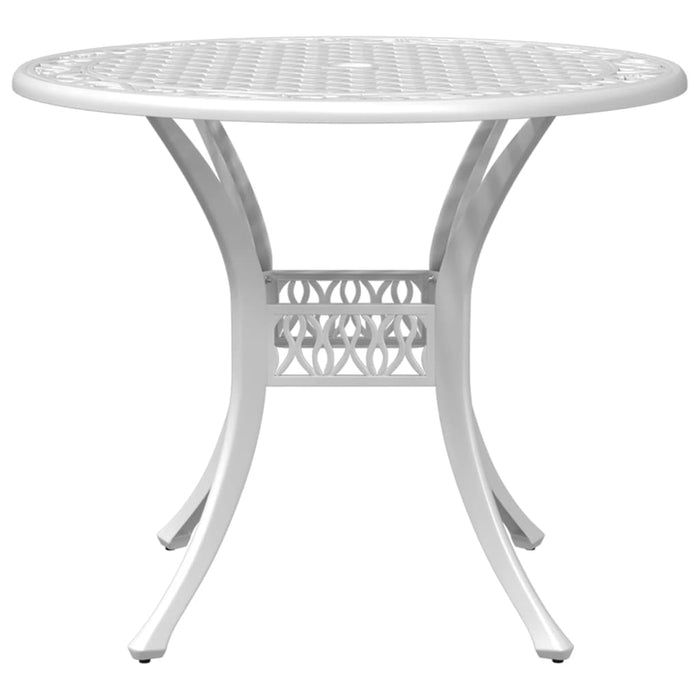 Set bistro, 3 piese, alb, aluminiu turnat WALTI