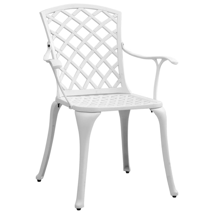 Set bistro, 3 piese, alb, aluminiu turnat WALTI