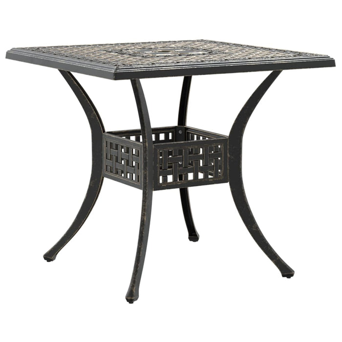 Set mobilier bistro, 3 piese, bronz, aluminiu turnat - WALTI WALTI