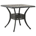 Set mobilier bistro, 3 piese, bronz, aluminiu turnat - WALTI WALTI