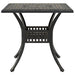 Set mobilier bistro, 3 piese, bronz, aluminiu turnat - WALTI WALTI