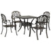 Set mobilier de grădină, 5 piese, bronz, aluminiu turnat - WALTI WALTI