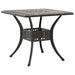 Set mobilier de grădină, 5 piese, bronz, aluminiu turnat - WALTI WALTI