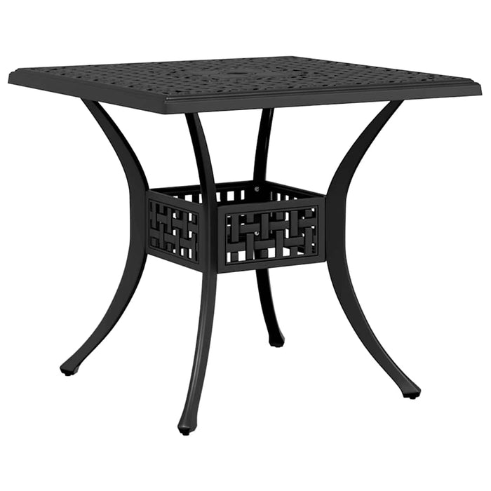 Set mobilier bistro, 3 piese, negru, aluminiu turnat - WALTI WALTI