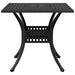Set mobilier bistro, 3 piese, negru, aluminiu turnat - WALTI WALTI