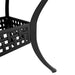 Set mobilier bistro, 3 piese, negru, aluminiu turnat - WALTI WALTI