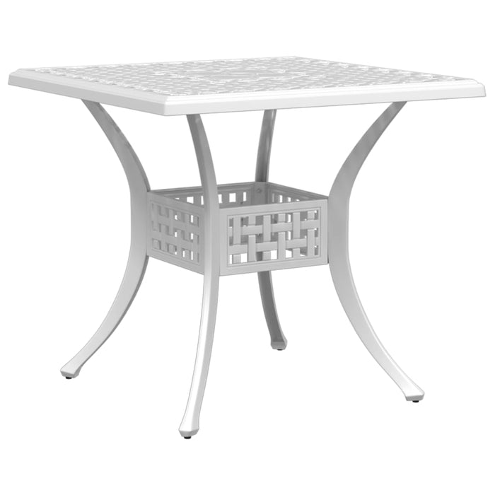 Set bistro, 3 piese, alb, aluminiu turnat WALTI