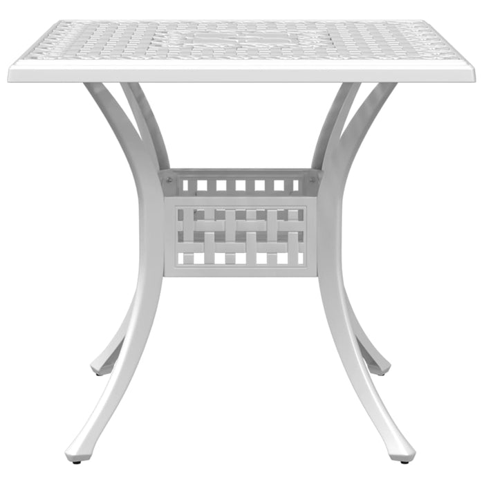 Set bistro, 3 piese, alb, aluminiu turnat WALTI